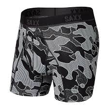 🇨🇦 Saxx Kinetic  - Black Po Mo Camo - Size Small