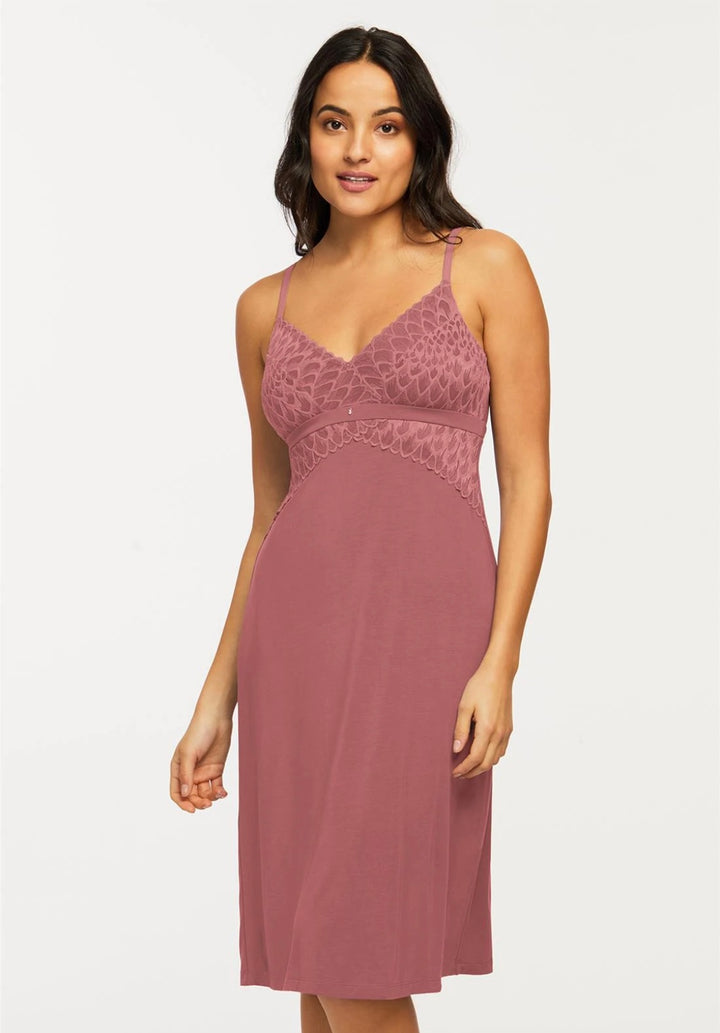 Modal Bust Support Midi Chemise
