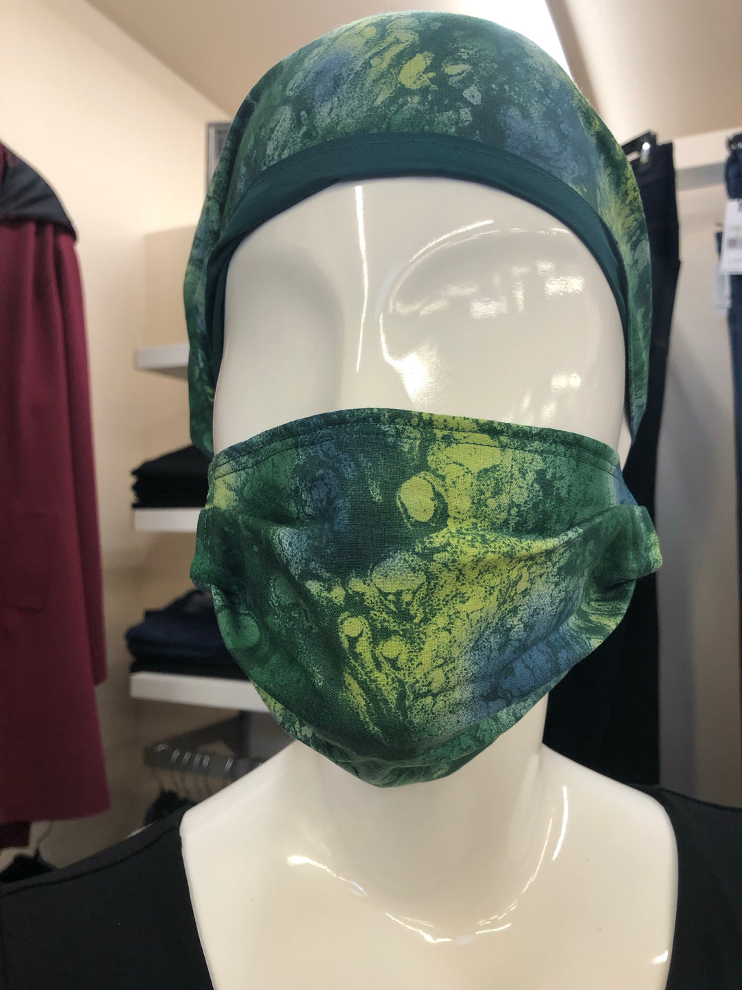 "Final Sale" Scrub Hat / Mask Set