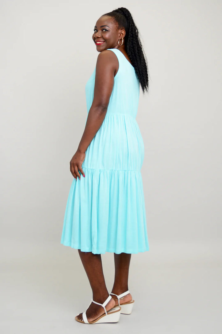 Juni Linen / Bamboo Dress - Size Medium