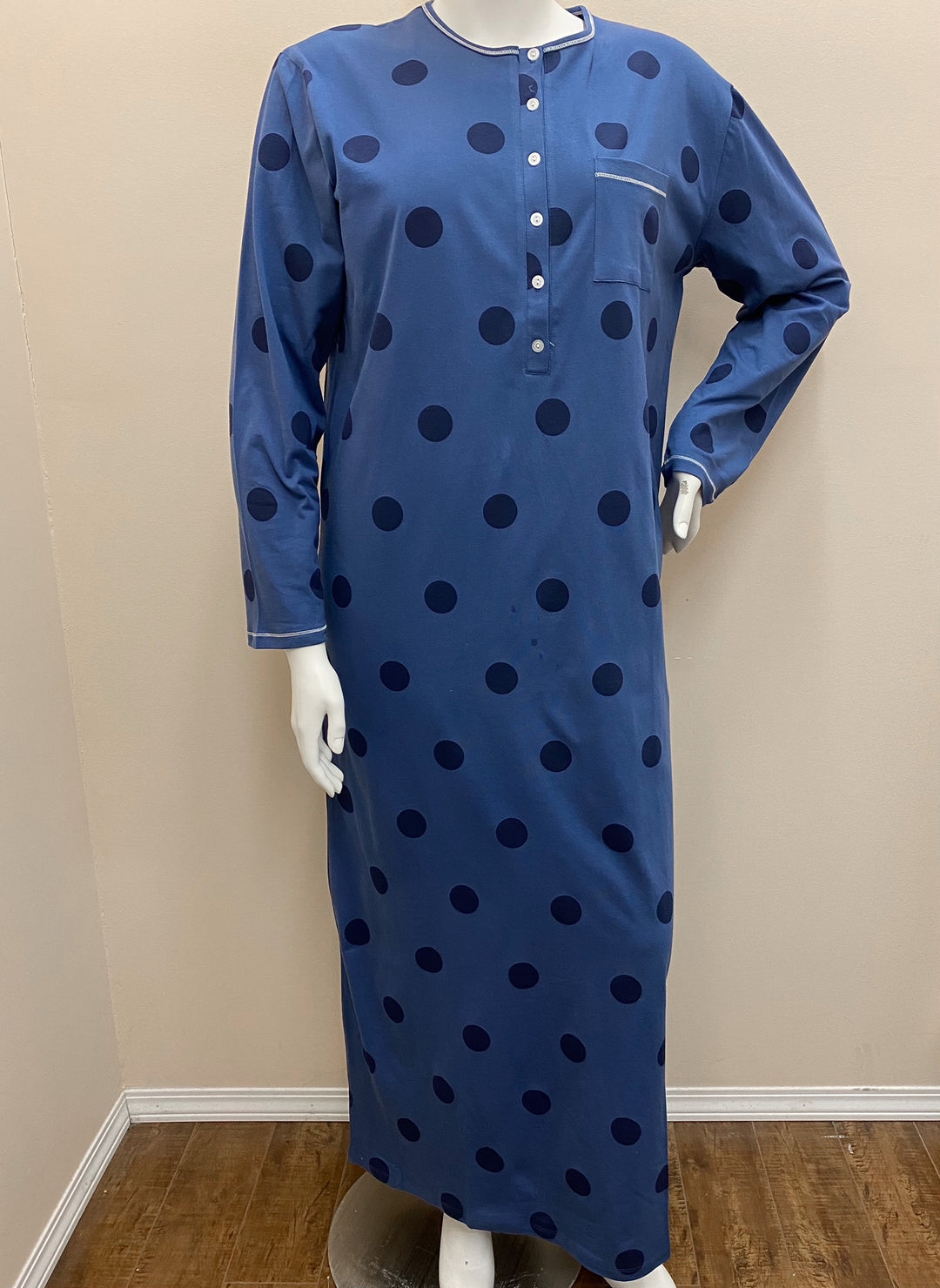 Jersey Polka Dot Gown