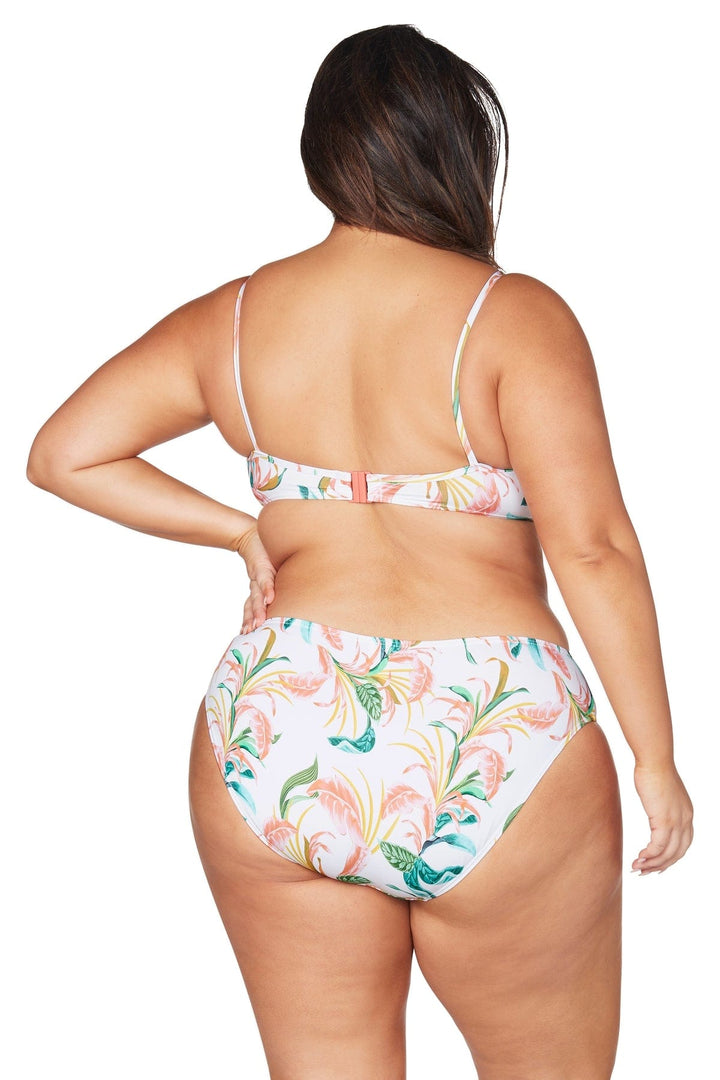 April Spritz White Degas Bikini Top