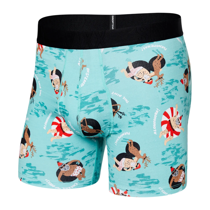 🇨🇦 Saxx DropTemp™ Cooling Cotton Boxer Brief - Alohohoho