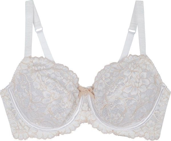 Blossoming Lace Underwire Bra - Size D 36