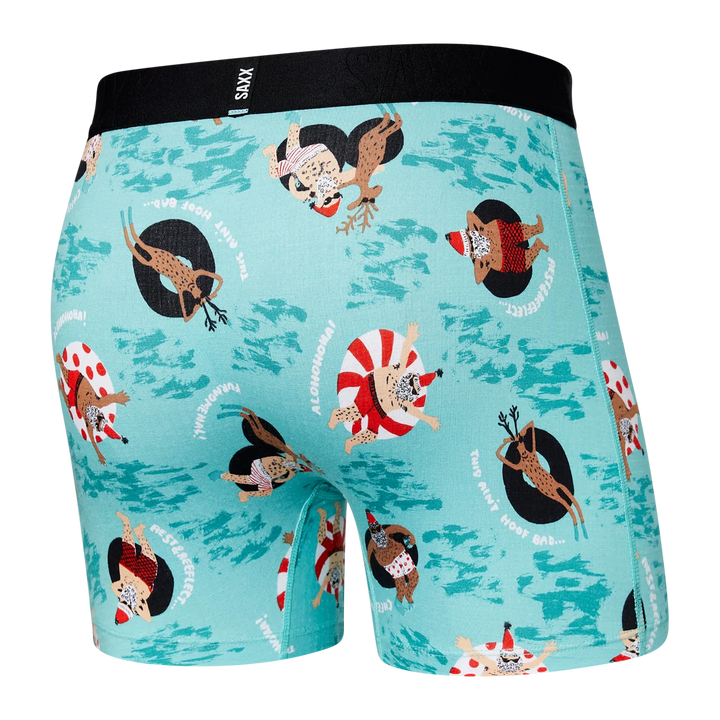 🇨🇦 Saxx DropTemp™ Cooling Cotton Boxer Brief - Alohohoho