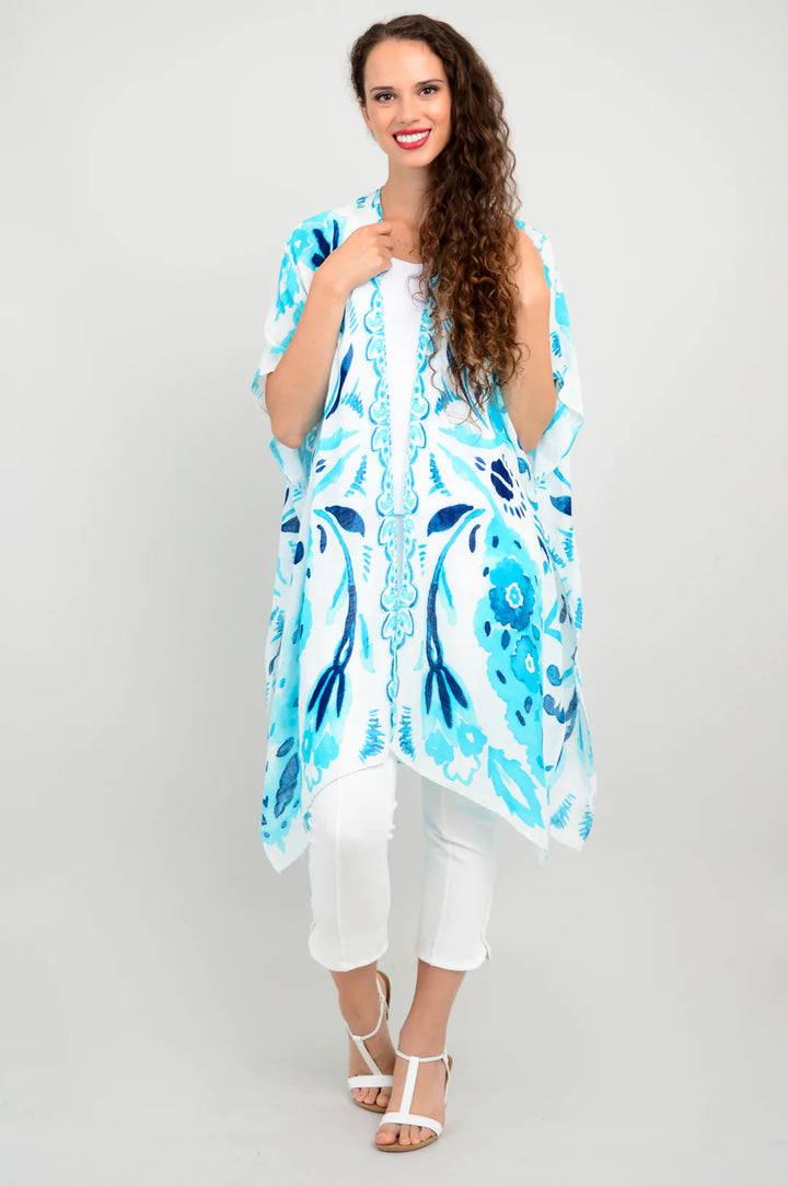 Blue Sky Darcy Kimono