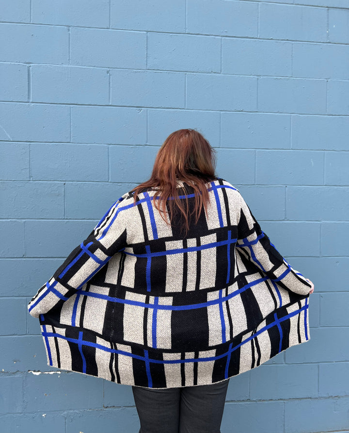 Knitted Long Open Cardigan