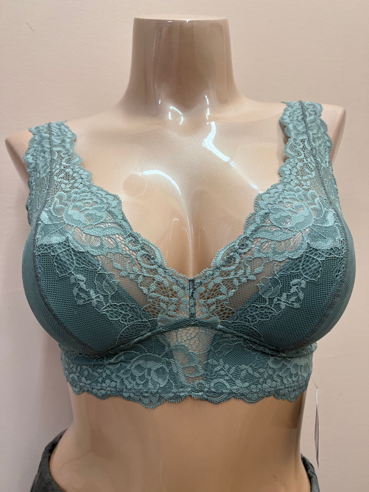 Greta Padded Lace Bralette - Size 34