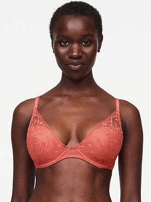 Thelma Plunge T-Shirt Bra - Mandarin