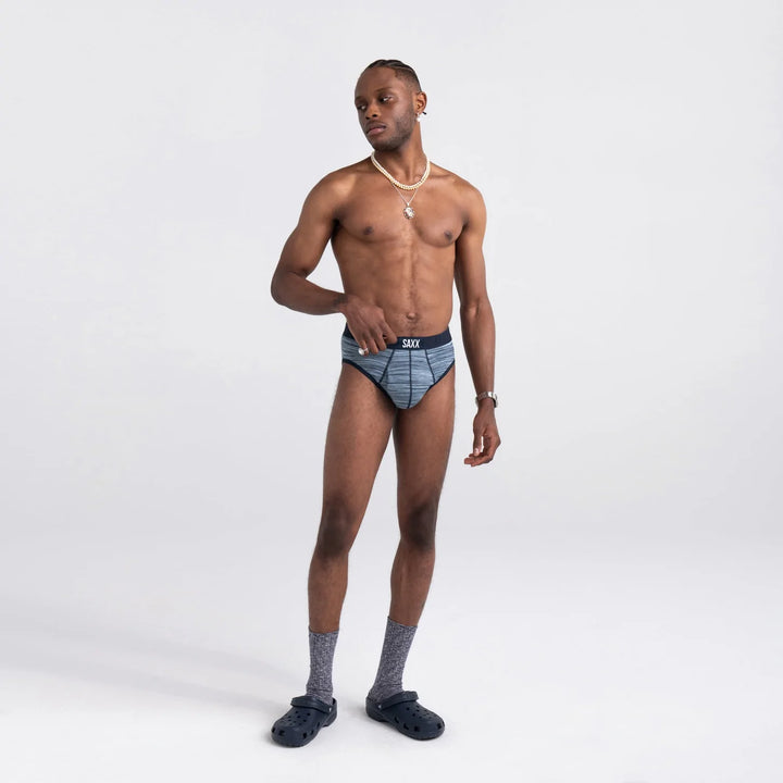 🇨🇦 Saxx Ultra Super Soft Brief - Spacedye Blue Heather