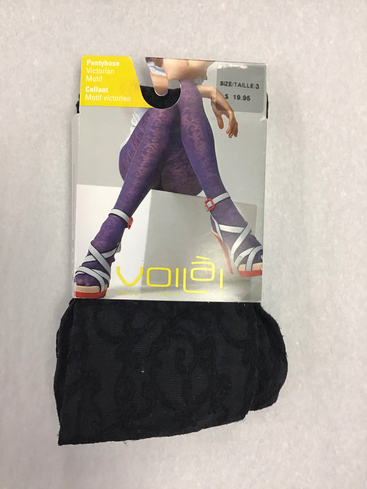 Voila Victorian Motif Pantyhose