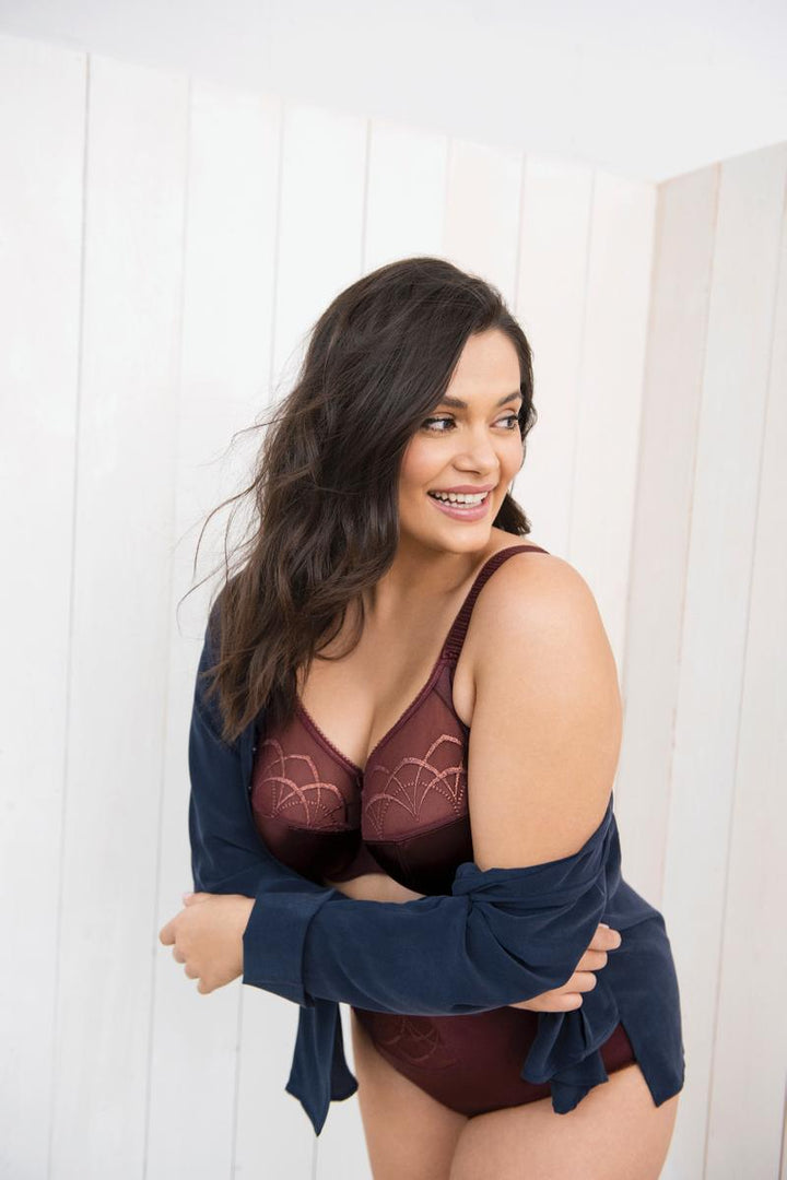 Elomi Cate Banded Underwire Bra - Raisin