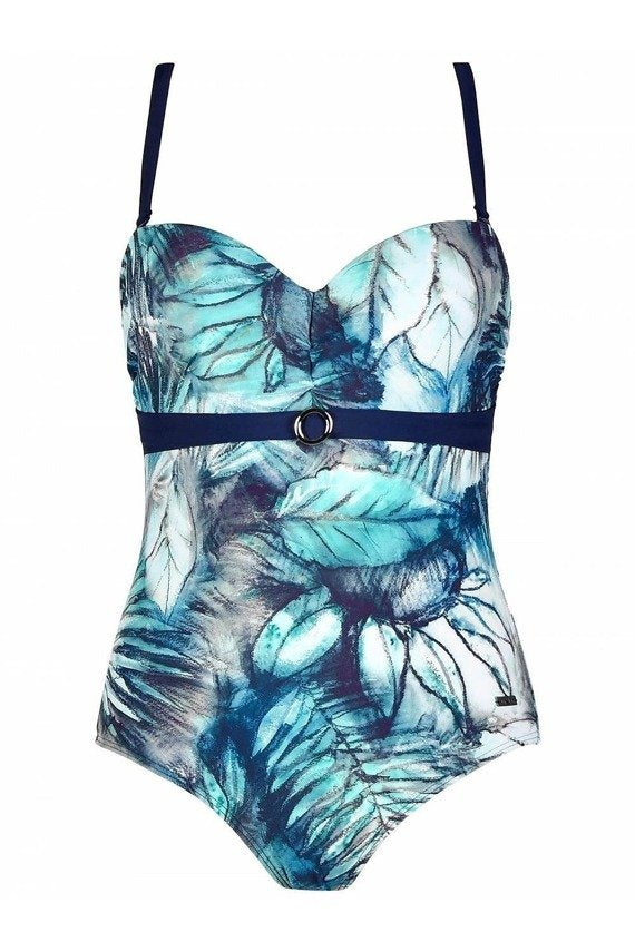 Convertible Bandeau One Piece Swimsuit