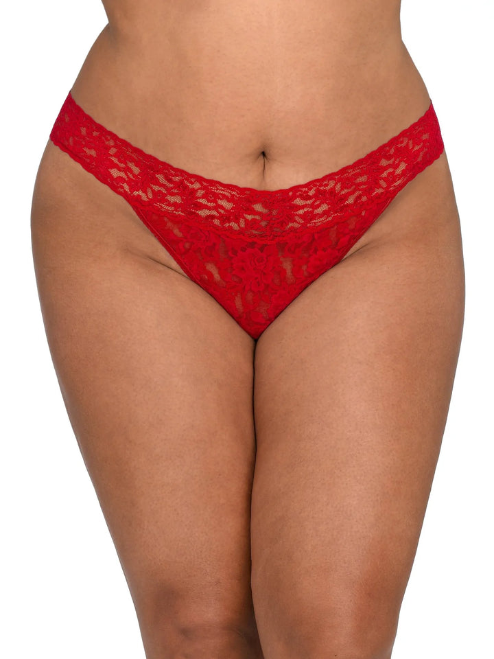 Signature Lace *Plus Size* Original Rise Thong