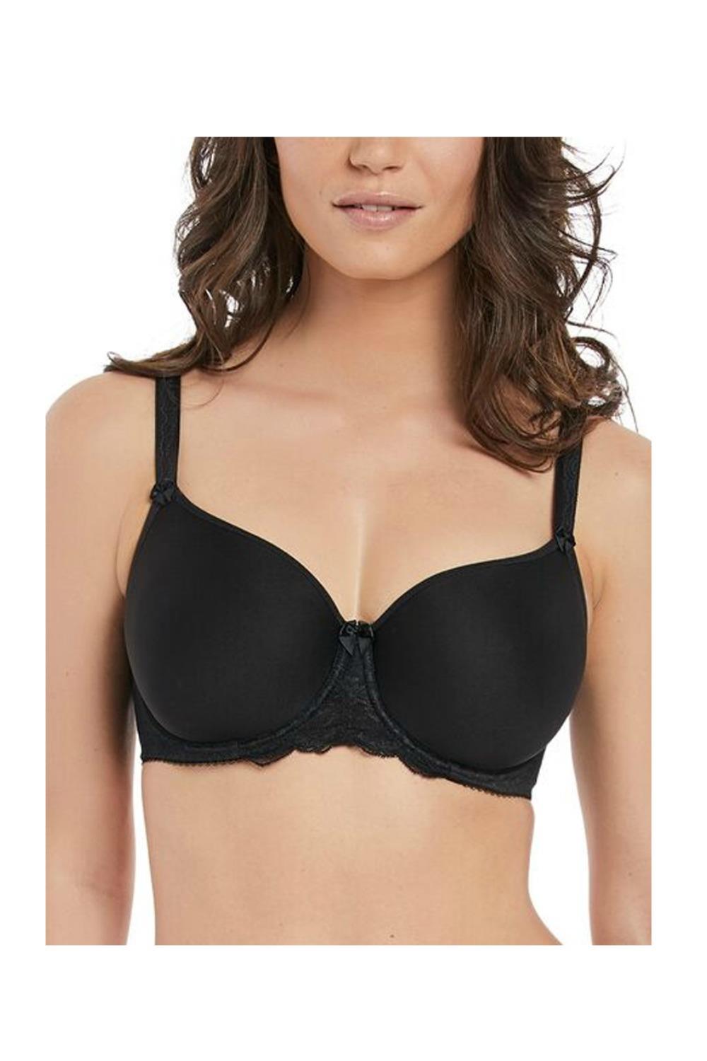 Elise Moulded Bra - Black - Sheer Essentials Lingerie & Swim