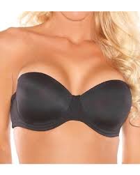 Fit Fully Yours Smooth Strapless Underwire Bra - Black
