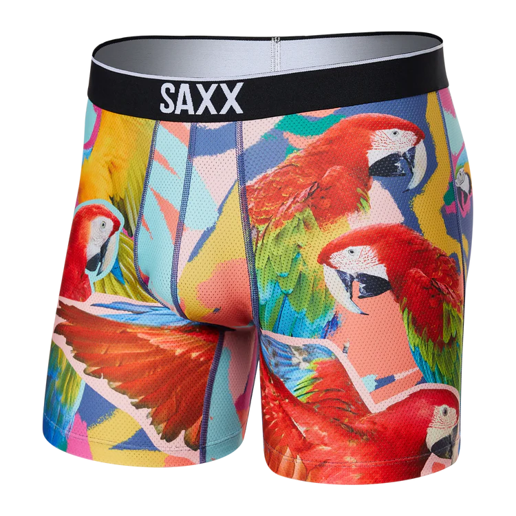 Saxx Volt Boxer Brief - Parrot Isle - Size Medium
