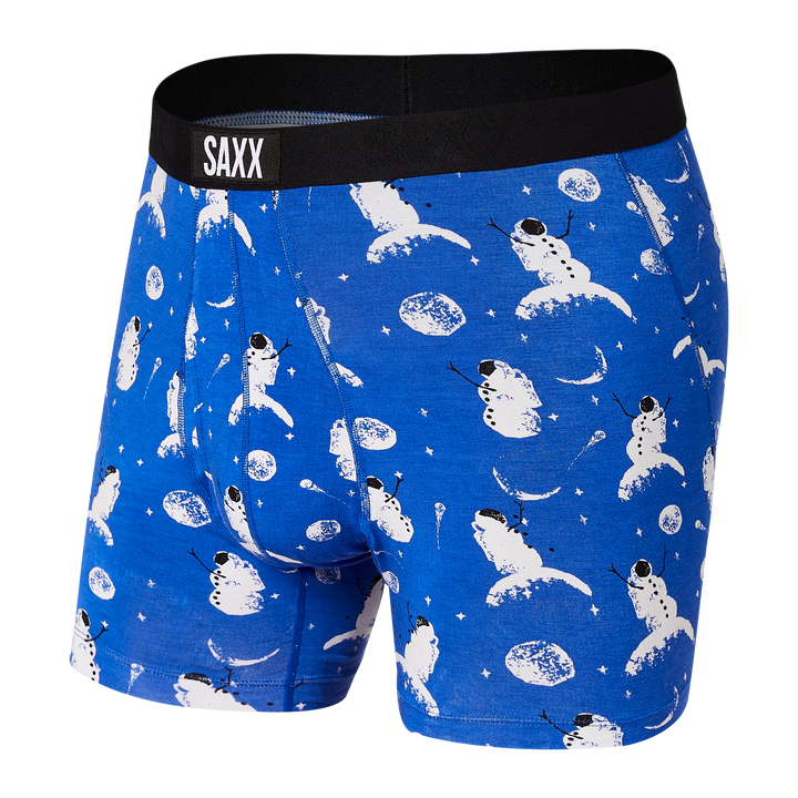 Saxx Ultra Boxer - Peak Blue Astro Snowman