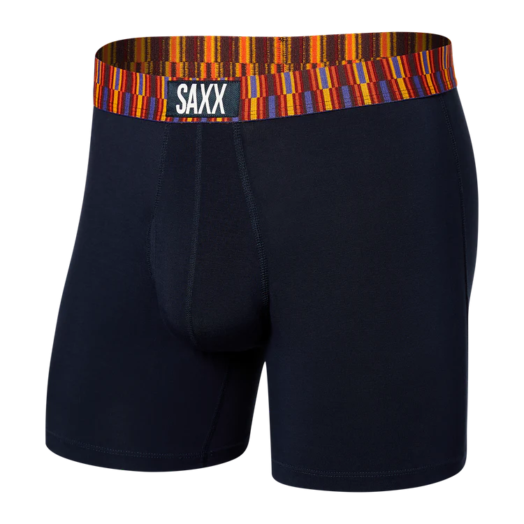 🇨🇦 Saxx Ultra Super Soft Boxer Brief - Dark Ink / Geo WB