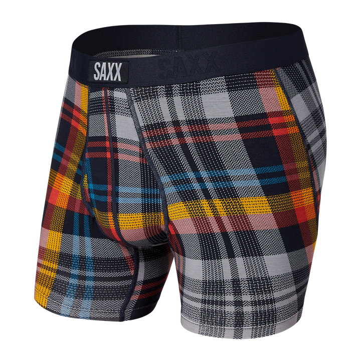 Saxx Ultra Boxer - Multi Free Fall Plaid