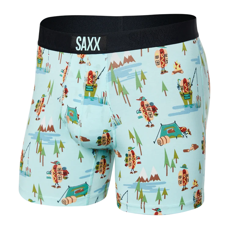 Saxx Ultra Super Soft Boxer Brief - Hot Dog Park Ranger - Size X-Small