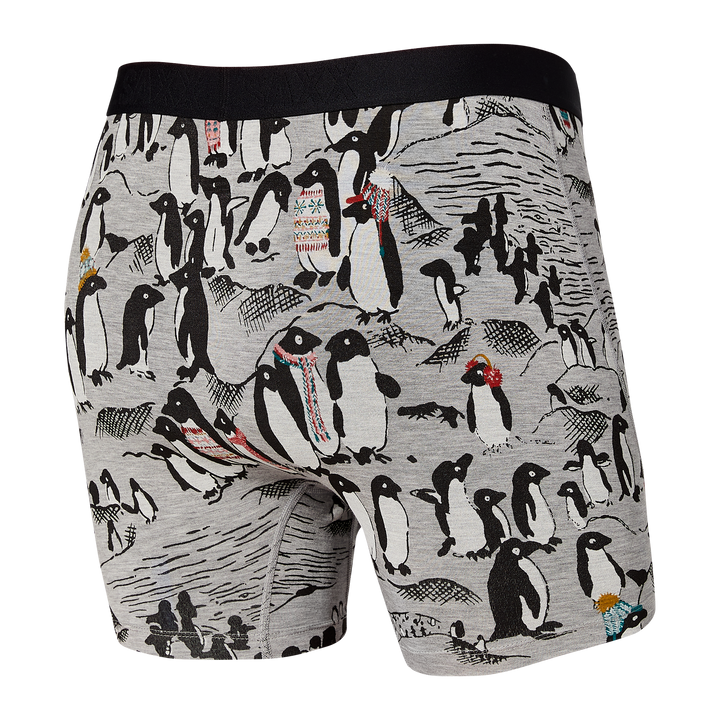 🇨🇦 Saxx Ultra Boxer - Grey Holiday Empire