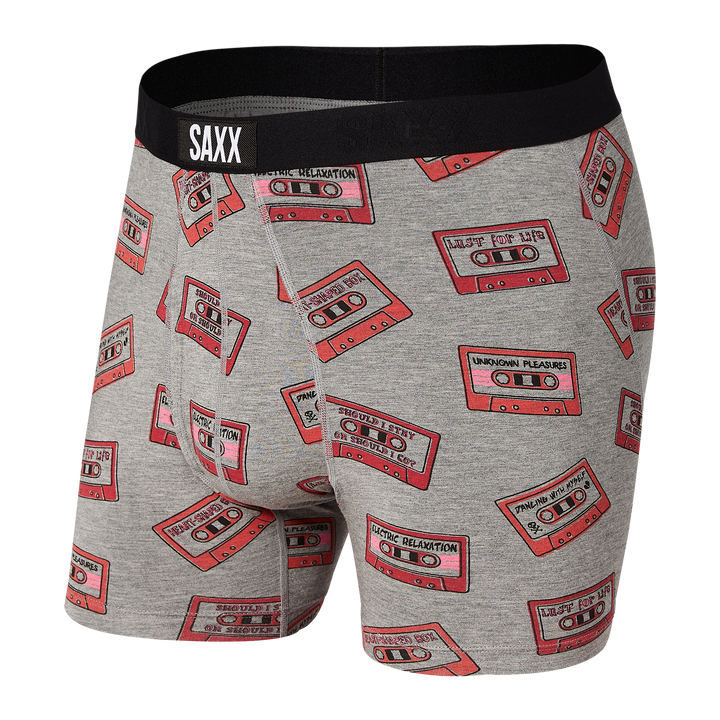 Saxx Ultra Boxer - Grey Lust For Life - Size Medium