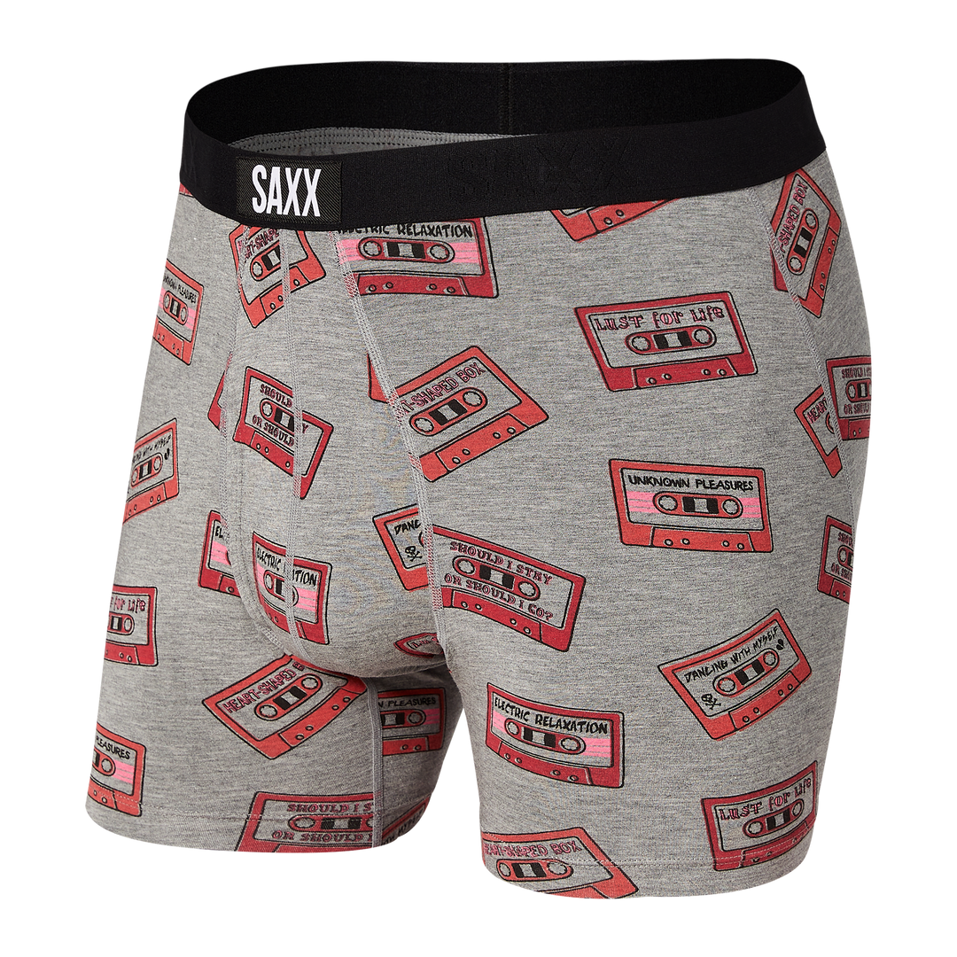 Saxx Ultra Boxer - Grey Lust For Life - Size Medium