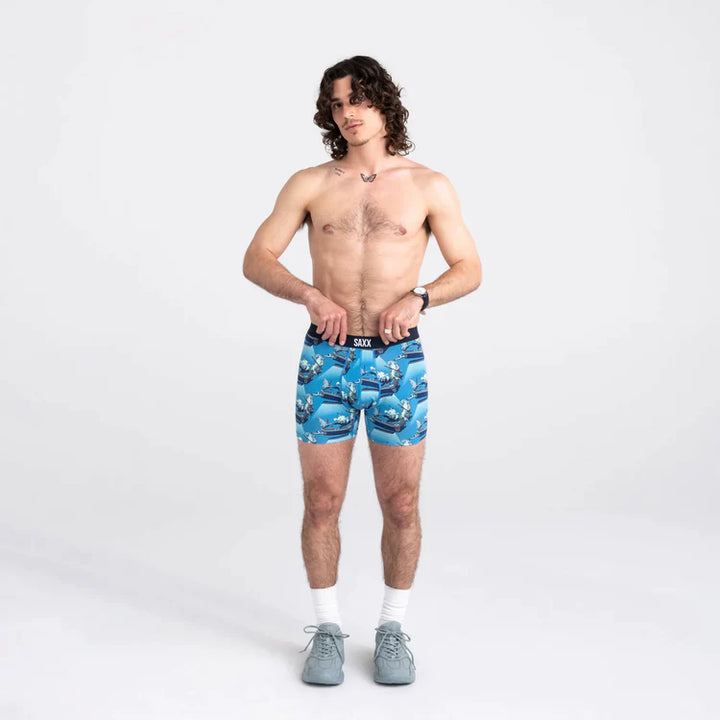 🇨🇦 Saxx Ultra Super Soft Boxer Brief - Pool Shark - Size Medium