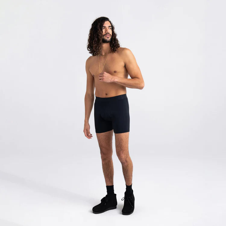 Saxx 22nd Century Silk Boxer Brief - Black