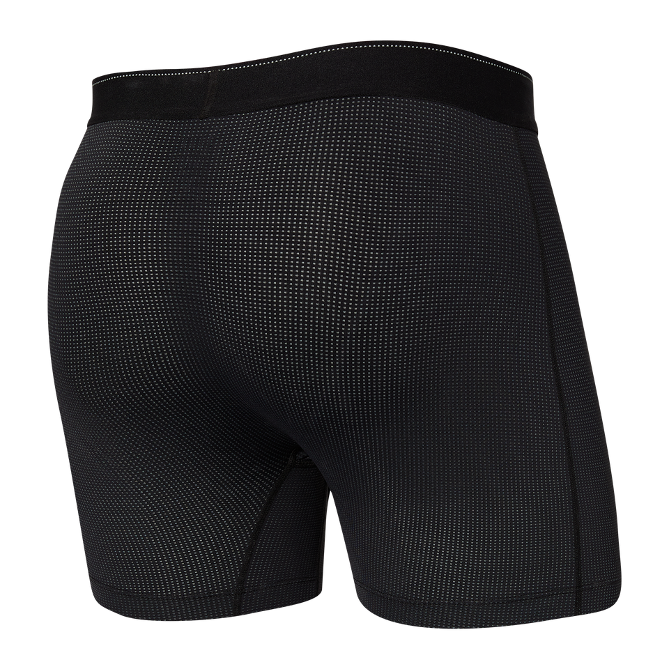 🇨🇦 Saxx Quest Quick Dry Boxer Brief - Black II