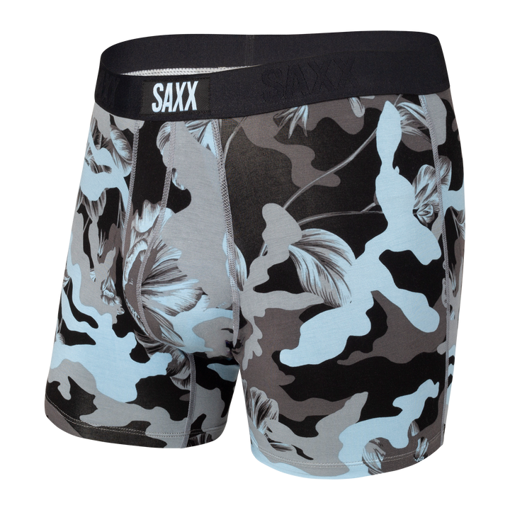 Saxx Vibe Boxer - Blue Camo Flora