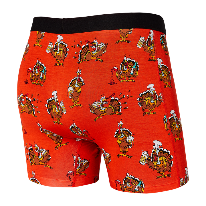🇨🇦 Saxx Vibe Boxer - Red Drinksgiving