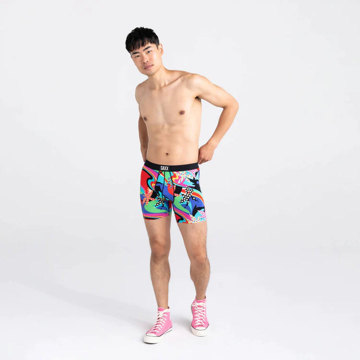🇨🇦 Saxx Vibe Super Soft Boxer Brief - Good Times
