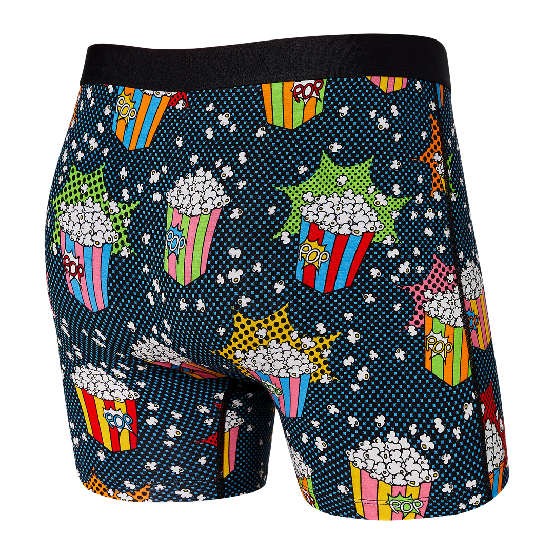 Saxx Vibe Boxer - Multi Pop Art Popcorn