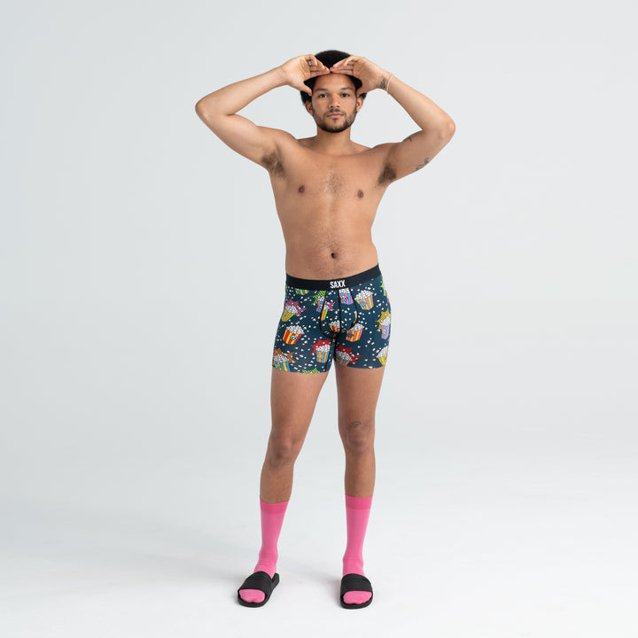 🇨🇦 Saxx Vibe Boxer - Multi Pop Art Popcorn - Size 2 X