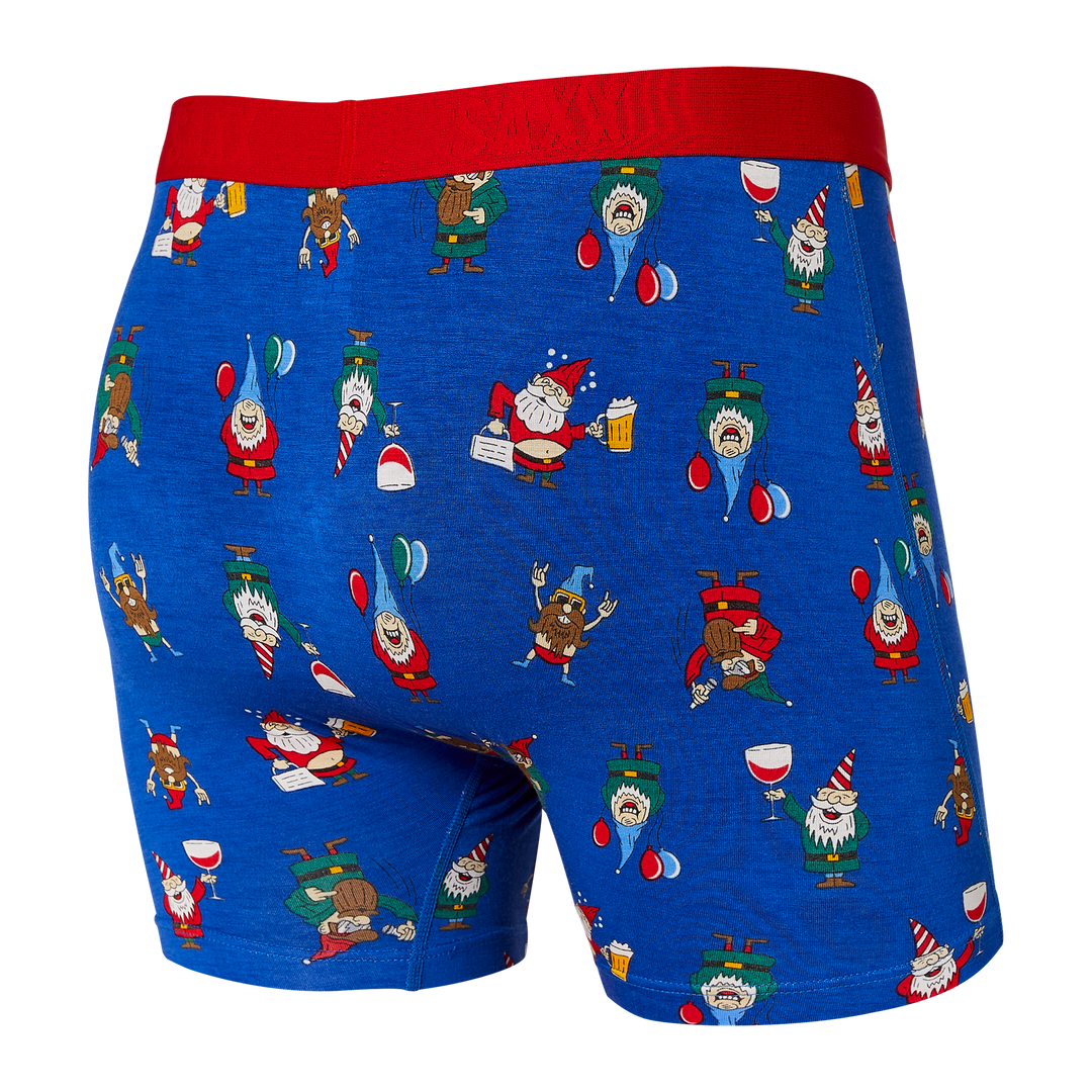 🇨🇦 Saxx Vibe Boxer - Peak Blue Party Gnomes