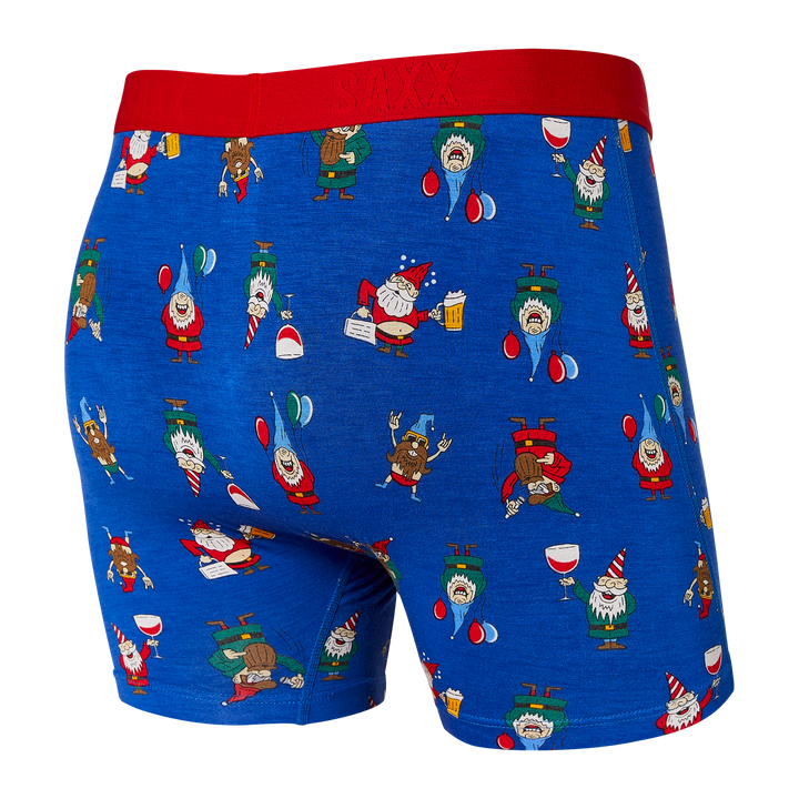 🇨🇦 Saxx Vibe Boxer - Peak Blue Party Gnomes