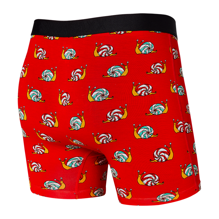 Saxx Vibe Boxer - Red Slow Lane - Size Small