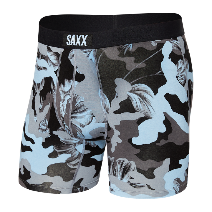 🇨🇦 Saxx Super Soft Vibe Boxer - Blue Camo Flora