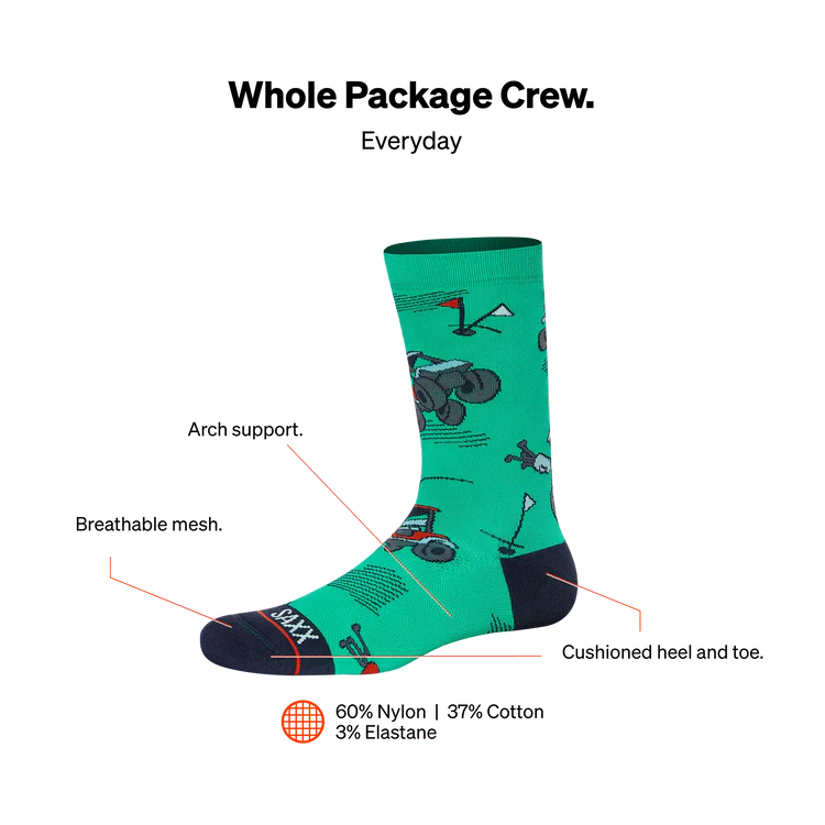 🇨🇦 Saxx Whole Package Crew Socks
