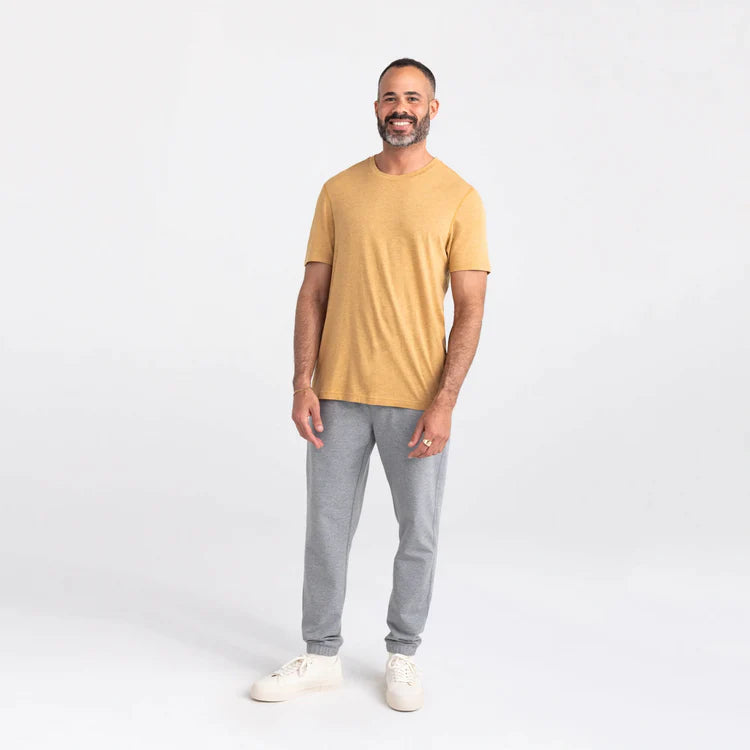 Saxx Short Sleeve 3Six Five Crew Tee - Harvest Heather