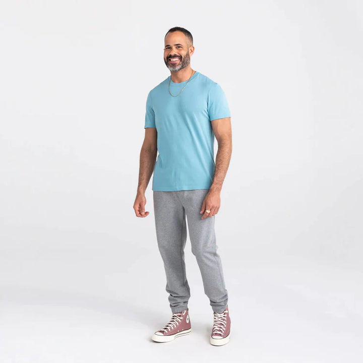 🇨🇦 Saxx Short Sleeve 3Six Five Crew Tee - Reef Blue