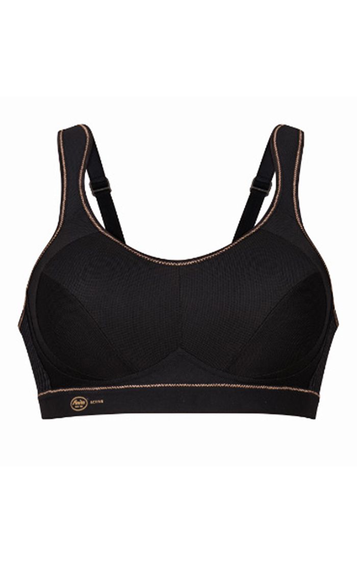 Anita Extreme Control Sports Bra - Black Gold