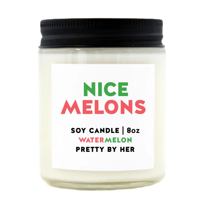 "NICE MELONS" Soy Wax Candle