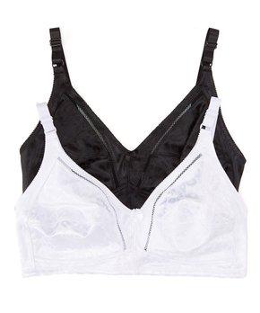 2 Pack wirefree Bras - Size D 40